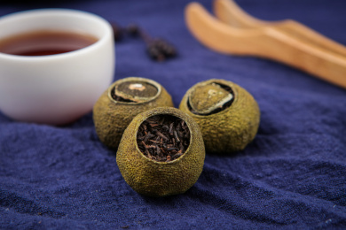 小青柑普洱茶