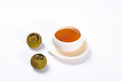 小青柑普洱茶