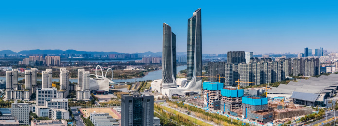 江苏省南京市河西CBD都市建筑