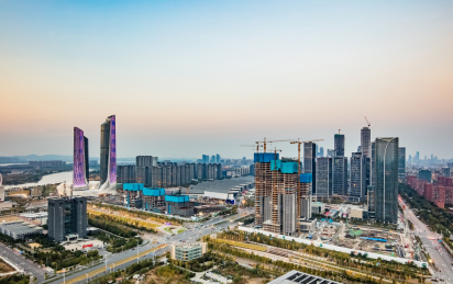 江苏省南京市河西CBD都市建筑