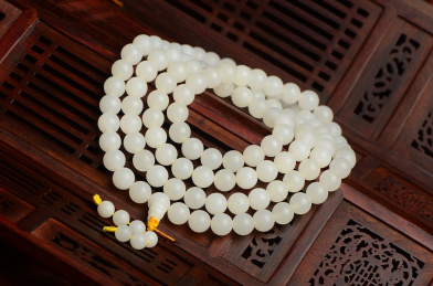 白色砗磲水晶手链项链毛衣链