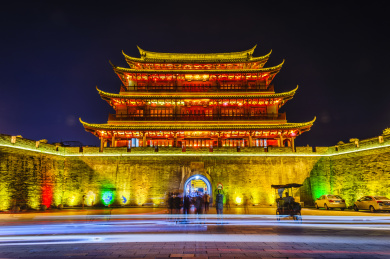 广东潮州古城广济楼背面