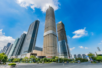 江苏省南京市河西CBD都市建筑