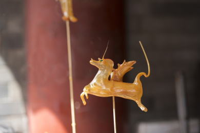 栩栩如生的糖人