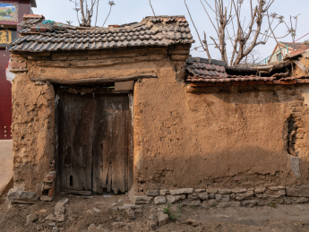 云南红河建水团山村传统民居院落建筑