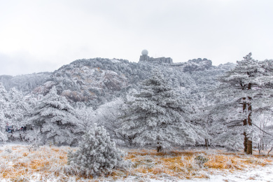 冬日黄山雪景