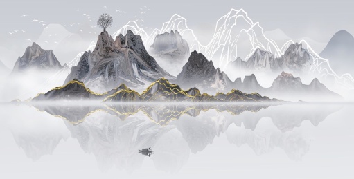 中国风水墨山水画