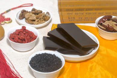 阿胶固元膏原材料,传统补血药膳中药材.