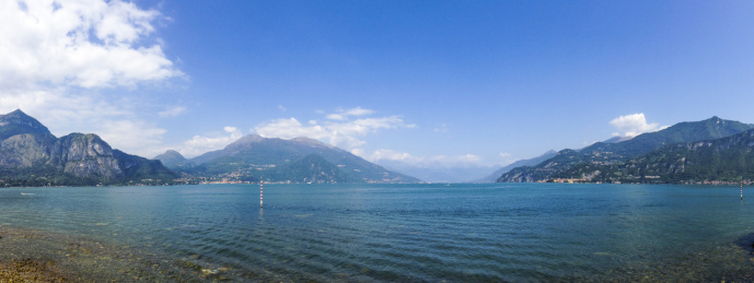 湖光山色的科莫湖全景