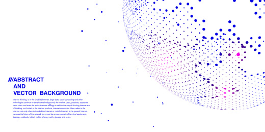 点阵科技地球背景图，代表人工智能、物联网、大数据