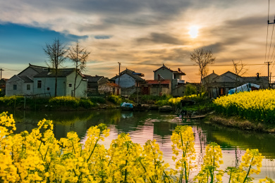 江苏省盐城市大纵湖三官村农家住宅建筑