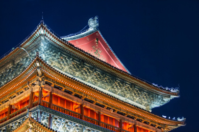 西安钟楼夜景