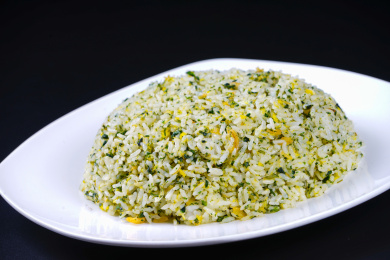 江南传统民间菜系青菜炒饭