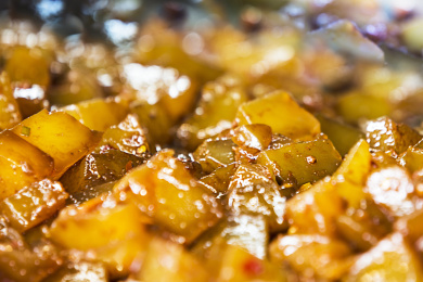 西安永兴坊美食街上的小吃