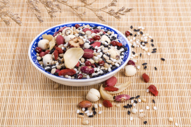 品种丰富的腊八米