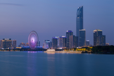 苏州金鸡湖摩天轮