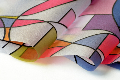 彩色玻璃贴膜材质及花纹特写