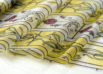 彩色玻璃贴膜产品花纹及材质特写