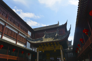 中国上海城隍庙古建筑