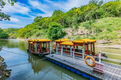 江苏省南京市溧水区天生桥风景区游览船