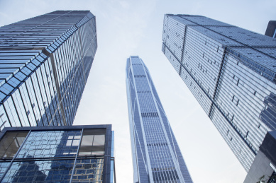 中国深圳城市建筑大厦风光