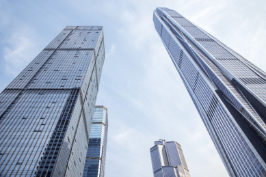 中国深圳城市建筑大厦风光