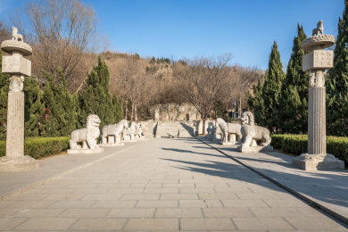 山东省东阿县鱼山镇曹植墓