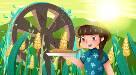 小清新风格小满祭车神