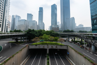 广州花城大道附近建筑