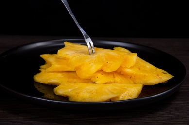 菠萝水果切片 菠萝