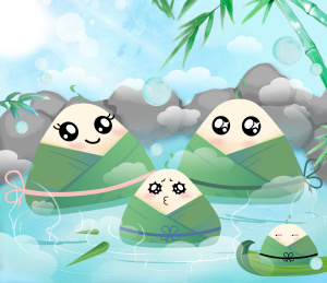 端午节粽子全家福温泉 The Dragon Boat Festival