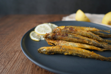 日式香煎多春鱼 海鲜