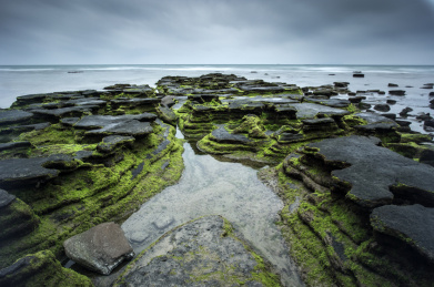 中国广西北海涠洲岛的海景