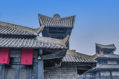 河南省焦作市影视城环境建筑景观