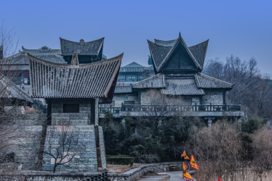 河南省焦作市影视城环境建筑景观