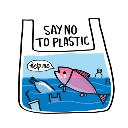 保护环境请不要使用塑料产品