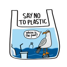 保护环境请不要使用塑料产品