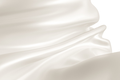 三维渲染，白色流动质感背景