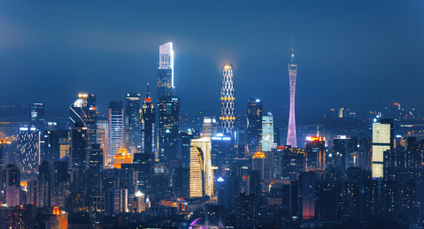 广州市CBD夜景