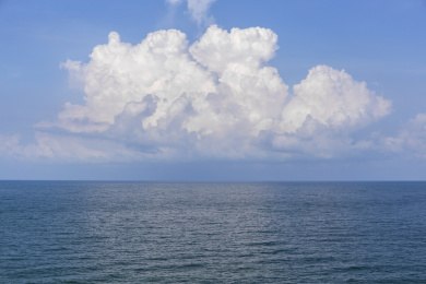 东南亚海岛风光海岸线海滩