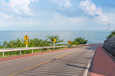 泰国尖竹汶最美公路沿海公路