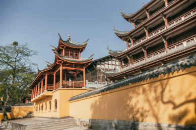 重庆南山佛教寺庙涂山寺风光