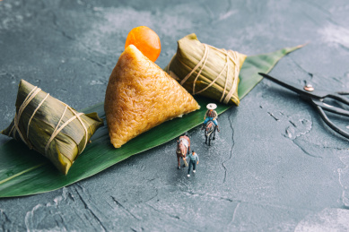 中国传统节日端午节美食粽子