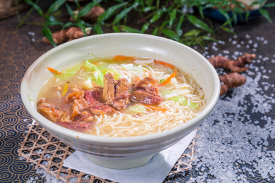 经典港式牛杂面 粤菜