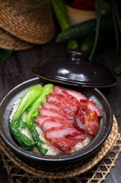 港式蜜汁叉烧煲仔饭