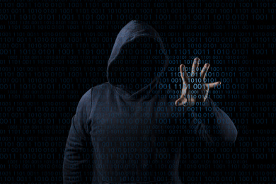 网络黑客准备进行网络犯罪