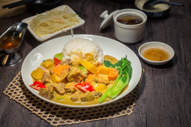 港式咖喱牛腩饭 港式