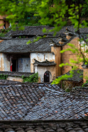 丽水市松阳县古村落杨家堂自然景观