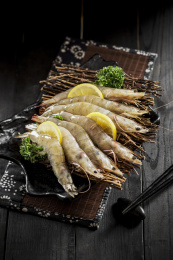 Giant freshwater prawn Fresh shrimp isolate on white background