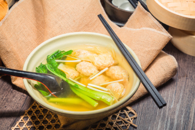 经典港式鲜肉云吞面